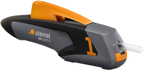 Steinel Klebepistole wiederaufladbar Mobileglue 1007-s – 30 W – 3 g min – Akku-Klebepistole – für ⌀7 mm Klebestifte – inkl. 3 Klebesticks USB-Ladekabel