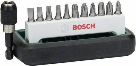 Bosch 12-teiliger Bitsatz – ph1-2-3, pz1-2-3, t15-20-25, s0,6x4,5, s0,8x5,5