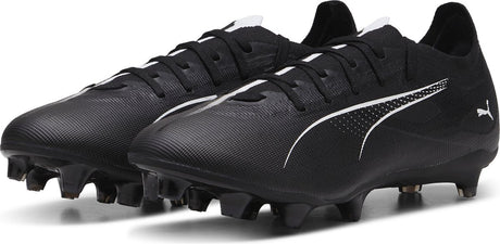 Puma ultra 5 match fg ag unisex sportschoenen - black- white 43