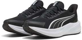 Puma Dasher Lite Sliptech Jr Unisex-Sportschuhe – Schwarz-Weiß