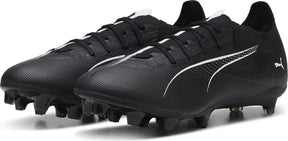 Puma Ultra 5 Match FG AG Unisex-Sportschuhe - Schwarz-Weiß