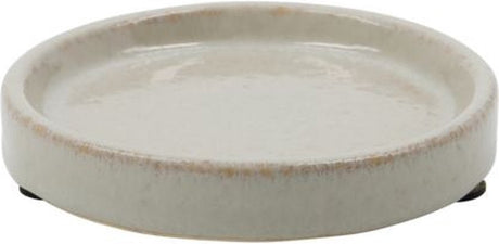 Meraki zeepschaal datura rond grijs 12cm