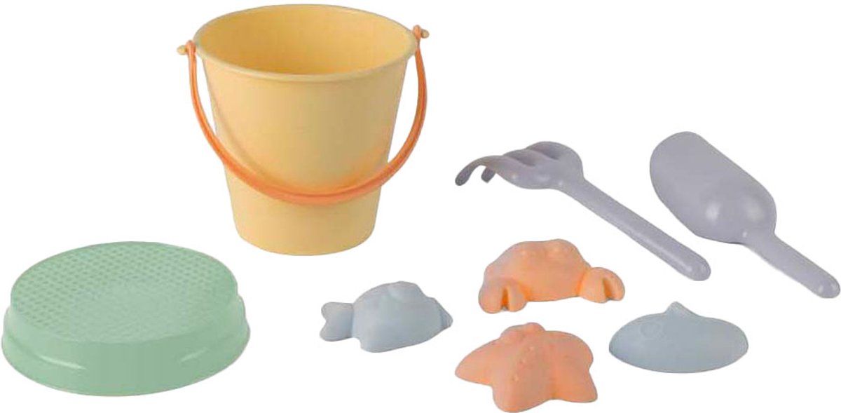 Dantoy Pastell-Eimer-Set, 8-teilig.