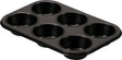 Basic culinair muffinvorm 6 cups – pfas-vrije bakvorm – carbon staal – voor cupcakes en muffins