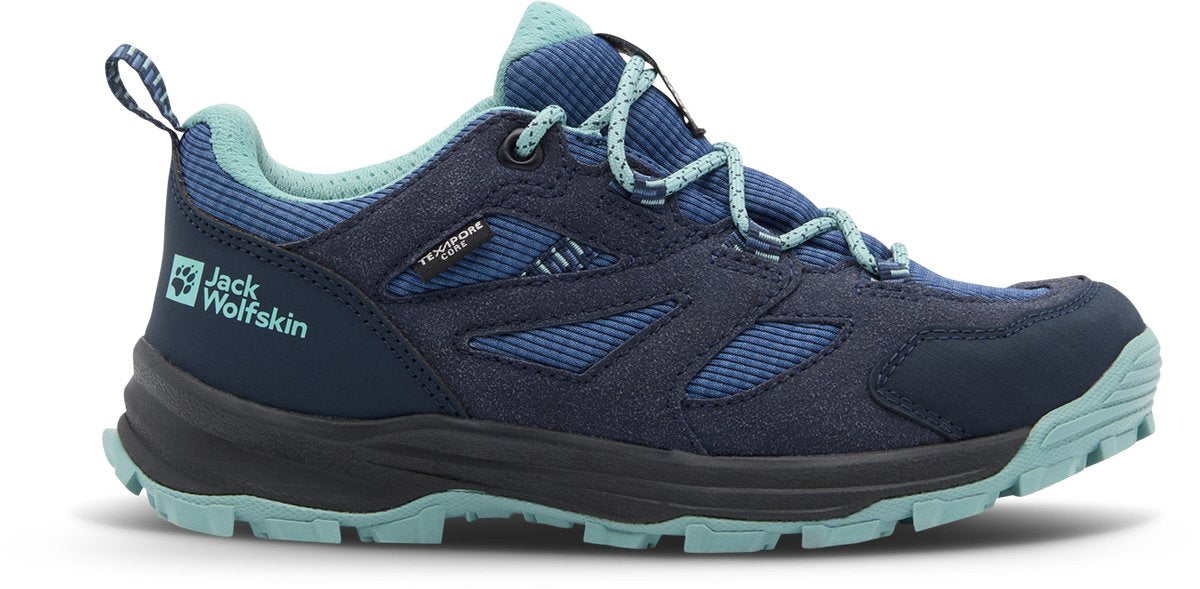 Jack Wolfskin Vojo Tour Texapore Mid Wanderstiefel blau EU 32 Kinder