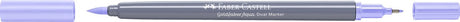 Faber-Castell – Duo-Aquarellmarker – Goldfaber – Helllavendel 196 – Pinsel 0,6 mm – FC-164696