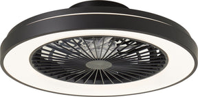 Brilliant Mazzaro - Deckenventilator - LED 40 W - 3000 K-6500 K - dimmbar - Schwarz