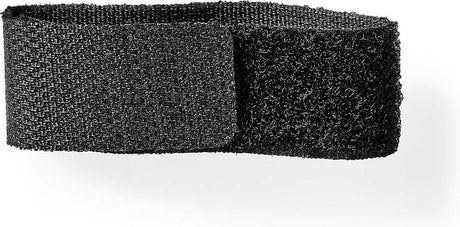 Nedis Kabelmanagement – Klettverschluss – verriegelt – 6 Stück – Nylon – Schwarz