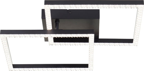 Brilliant Ranni – Deckenleuchte – Kristall-LED 18 W – 4000 K – Schwarz