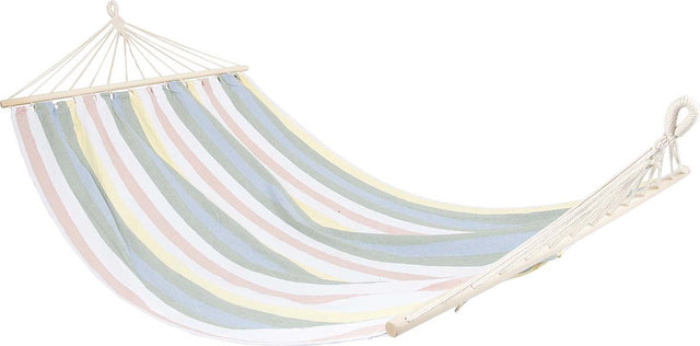 Bo-camp - pastel - hangmat - auvillar - met spreidstok - l