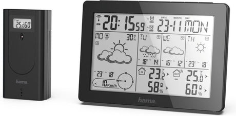 Hama weersvoorspelling-centrum meteotime zwart