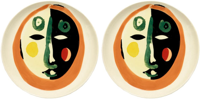 Serax - ottolenghi feast - bord m - mix - 22 ø - 2 stuks