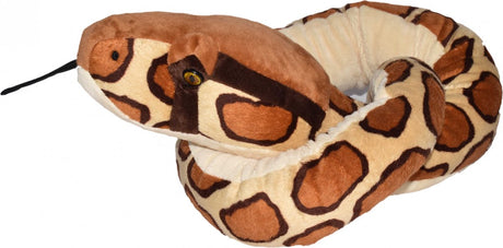 Wild republic pluche birmese python slang - knuffel dier - 137 cm - reptielen - slangen