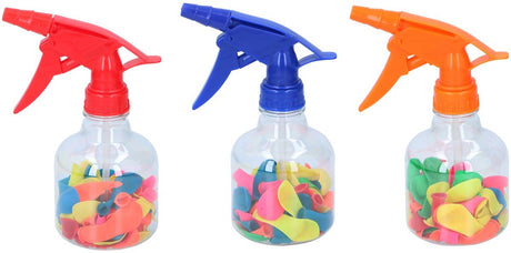 Markenlose Sans Marque Eddy Toys Ballonpumpe mit Ballons 50 Stück – manuelles Ballonset mit Pumpe – mehrfarbig – 1 zufällige Farbe
