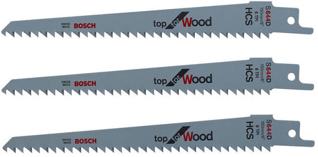 Bosch Keo Säbelsägeblätter – 3-teilig
