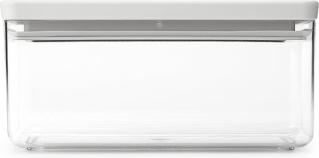 Brabantia leckere+ Vorratsdose – stapelbar – 1,5 l – hellgrau