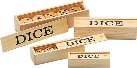 Philos Holzwürfel-Set d6 30mm (5 Stück)