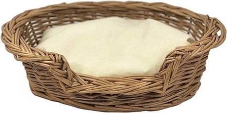 Egmont Toys Hundekorb aus Korbgeflecht 32x24x10 cm