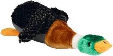 Beeztees honden knuffel eend - honden speelgoed - hondenspeeltjes - met piep - pluche - 36x25,5x9 cm
