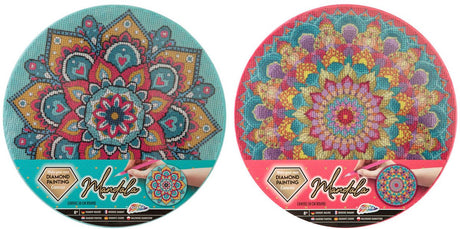 Kreative Bastelgruppe, Diamantmalerei, Mandala-Leinwand, 30 cm