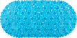 Differnz Lapis Antirutsch-Badeinlegematte 70x35cm blau transparent