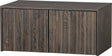 Woood new gravure kistbank - essen - espresso - 40x88x50