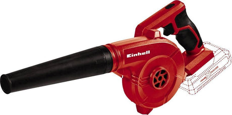 Einhell Akku-Blasgerät TE-CB 18 180 Li Solo – Power X-Change – 18 V Li-Ion – 2 Gänge – Luftgeschwindigkeitsmodus I II: 130 180 km/h – inkl. 3 Düsen - exkl. Akku und Ladegerät