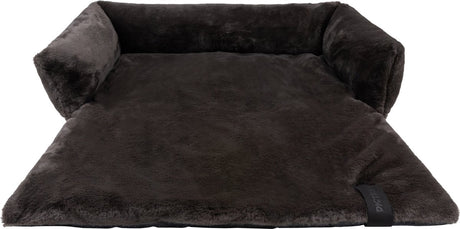 District 70 nuzzle - zachte mand voor op de bank - large: 85 x 75 cm - donker grijs
