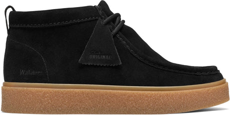 Clarks o boxbee wallabt zwart heren veterschoenen - zwart
