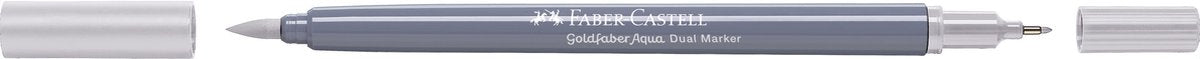 Faber-Castell – Duo-Aquarellmarker – Goldfaber – Titan Hellviolett 277 – Pinsel 0,6 mm – FC-164677