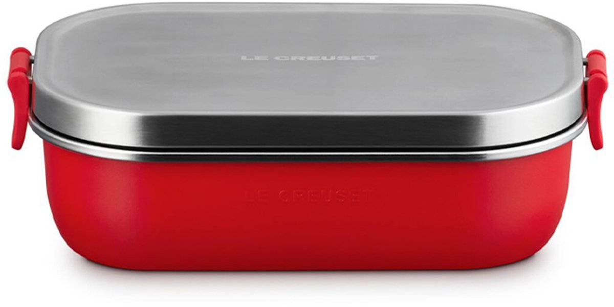 Le creuset lunchbox on the go kersenrood
