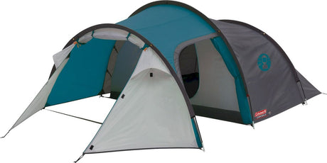Coleman cortes 2 tunneltent - tent 2 persoons - ruime voortent - snel opzetten - blauw wit