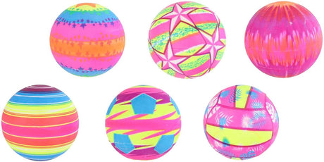 Spielball Neon im Netz, 10cm