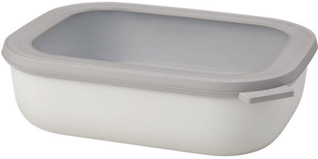 Mepal – Multi Bowl Cirqula Frischhaltedose – 2000 ml – rechteckig – Nordic White