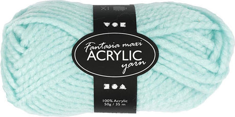 Creativ Company Creotime Acrylgarn Mintgrün 35 m. 50 Gramm