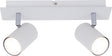 Briloner run - plafondspot - opbouwspots met 2-lichts - draaibaar - plafondlamp - gu10 - max. 40 watt - wit