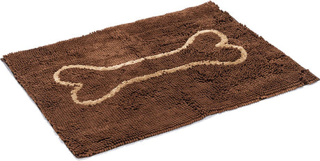 Trockenmatte für schmutzige Hunde – Hund – braun – 90 x 66 cm, Einheitsgröße