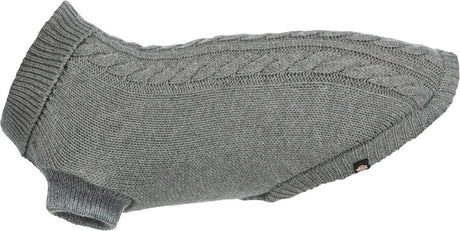 Trixie Pullover Kenton Grau - Hundekleidung - 50 cm