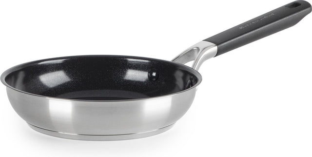 Kitchenaid classic stainless steel koekenpan - ø20cm - rvs - inductie - anti-aanbak