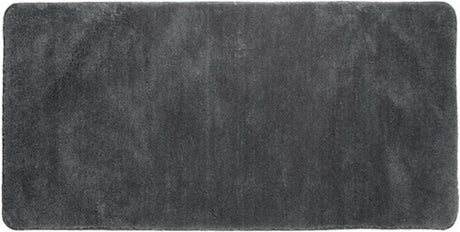 Robbenfell Angora – Badematte 70 x 140 cm – Polyester – dunkelgrau