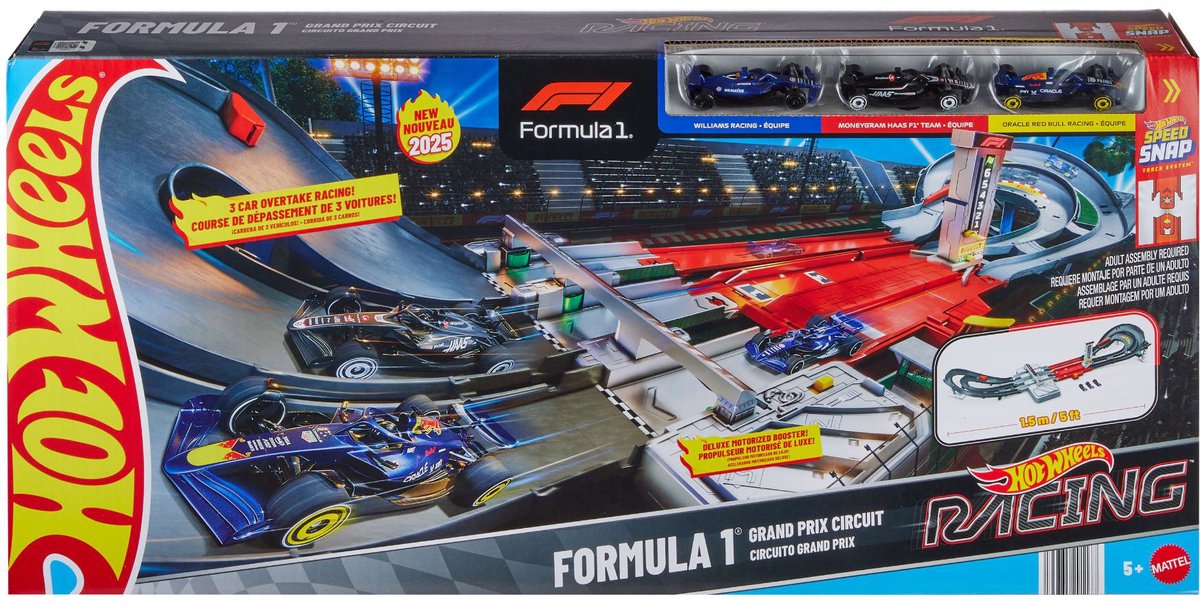 Hot-Wheels-Rennen auf der Formel-1-Grand-Prix-Strecke