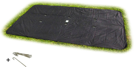 Exit toys exit groundlevel trampoline afdekhoes 275x458cm - trampoline beschermhoes - weerbestendig - rechthoekig - afdekzeil