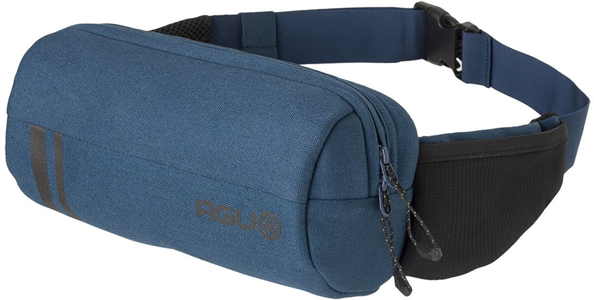 Agu hip-pack canvas stuurtas venture steel blue