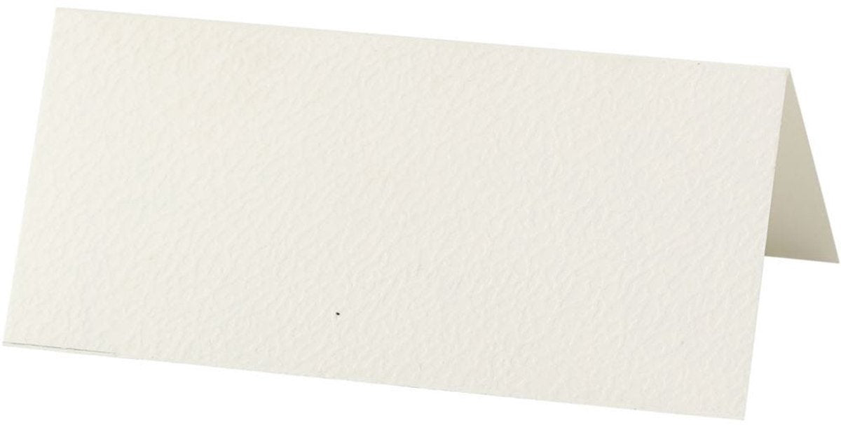Creativ Firmenname-Karten off-White, 20st.