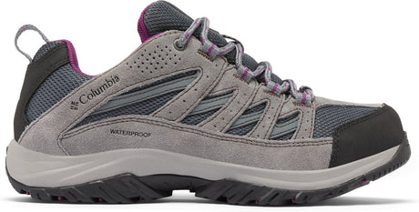 Columbia Crestwood wasserdichte Damen-Wanderstiefel – Grau