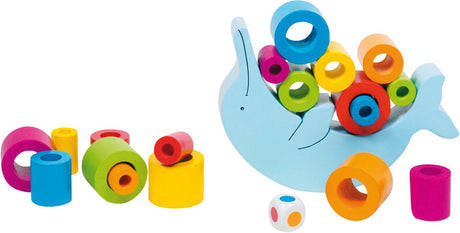Goki Balancespiel aus Holz - Delfin