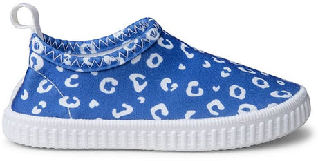 Badeutensilien – Wasserschuhe – Blau – Leopardenmuster – UV-Schutz – rutschfest