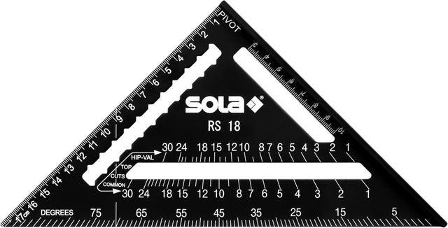 Sola rs18 metrische winkelhaak 18 cm zwart – 56160101
