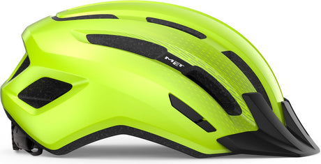 Mit Downtown Mips Fahrradhelm Herren Damen – Fahrradhelm Rennrad Erwachsene – E-Bike – Trekking – Größe S M (52-58 cm) – Fluorgelb (Gelb)