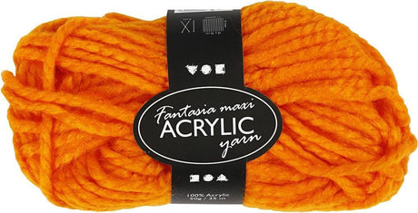 Creativ Company Orange Maxi-Acrylgarn 35 Meter